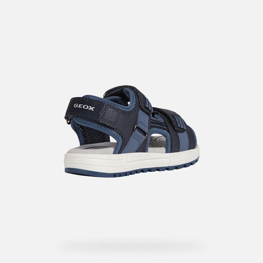 Sandales Geox Alben - Bleu Marine - Garcon 453091-OBU